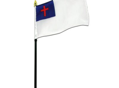 4 in x 6 in Christian Mini-Flag
