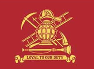 Fireman Loyal nylon flag, 3 ft x 5 ft