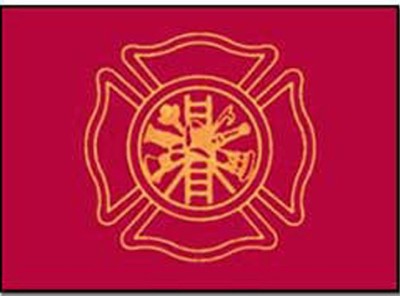 Firefighters Nylon Flag, 3 ft x 5 ft