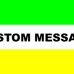 3' x 5' Flag with CUSTOM COLORS & MESSAGE (3 stripes)