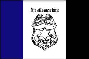 3' x 5' Police Mourning Flag