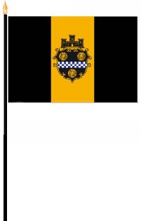 4" x 6" Pittsburgh Min-Flag