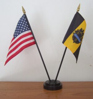 U.S. + Pittsburgh Mini-Flag Set