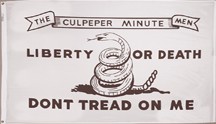 3' x 5' Culpeper nylon flag. Made in USA.