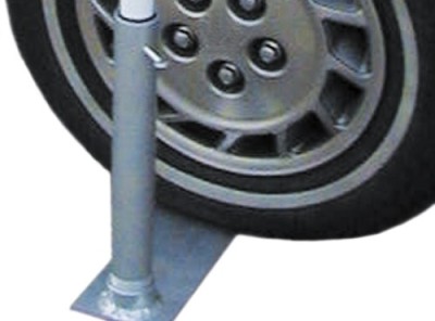 Tire Mount to Hold Portable Flagpole