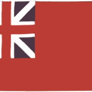British Red Ensign nylon flag