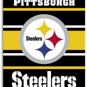 Two-Sided Steelers Banner, 28" x 40"