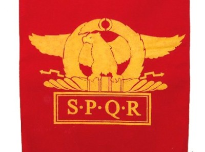 SPQR- Eagle (wings horizontal)