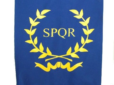 SPQR - Wreath (Blue)