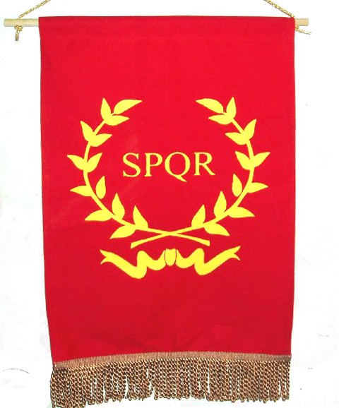SPQR - Wreath (Red)