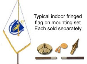 Mounting Set for Indoor Flag - 9' Pole