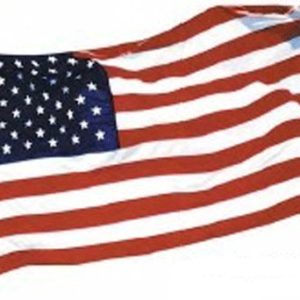 2-1/2' x 4' U.S. 'Nyl-Glo' Nylon Flag