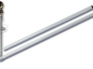6' White 'Spinning Pole'