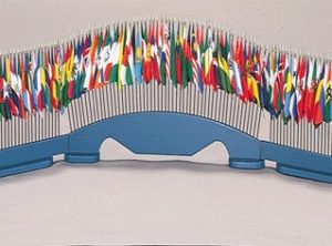 Stand for 193 Desktop Flags (flags not included)