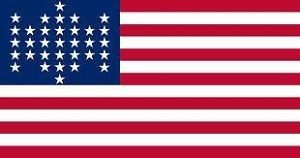 33-Star Ft. Sumpter Flag (printed), 3 ft x 5 ft