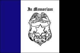 Police Mourning Flag (3' x 5')