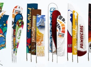 Custom Tall Advertising Flags