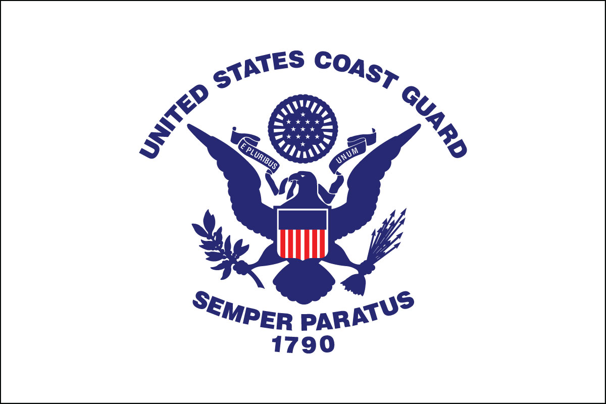 coast-guard-flag flag of the U.S. Coast Guard