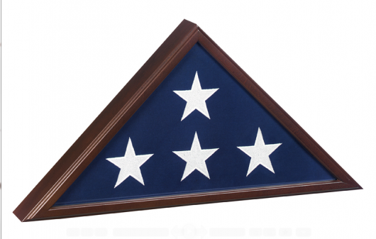 Flag Case-Veteran-Cherry
