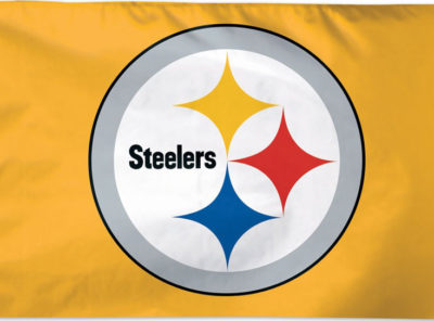3 ft x 5 ft Steelers Logo Flag (Gold)