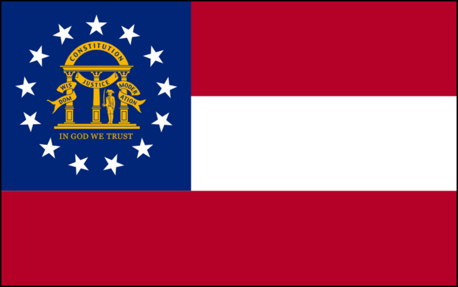 State Flag Georgia The Flag Factory