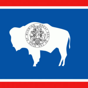 State flag of Wyoming