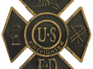 Firefighter (Black) Gravemarker