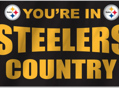 3 ft x 5 ft Steelers Country Flag
