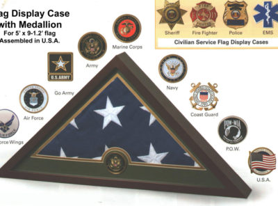 Medallion Flag Display Case