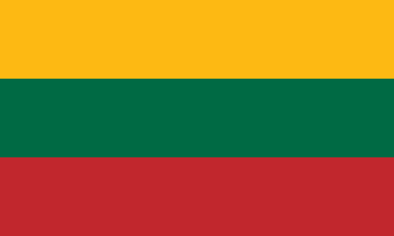 Leather Keyring Engraved Telsiai City Lithuania Flag 